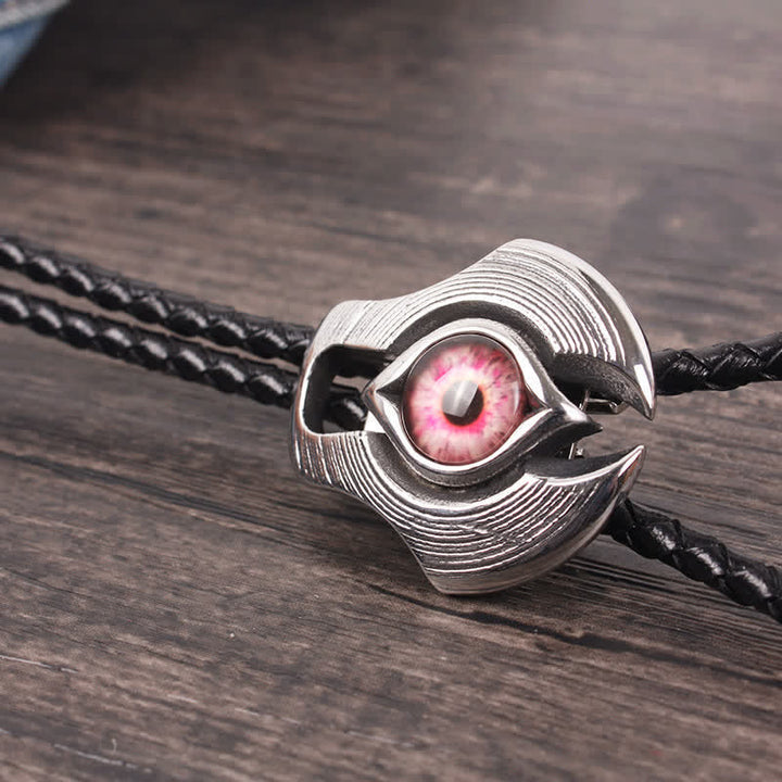 Cravatta Bolo con Occhio Malvagio Occidentale Personalità - Rosa - image 8