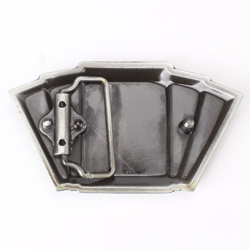 Cintura in pelle con fibbia Royal Flush da poker fai da te da uomo - image 1