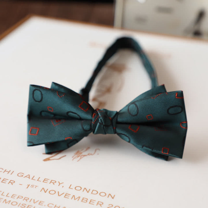 Papillon da uomo con motivo floreale vintage per abito da sposa - Stile n. 12 - image 14