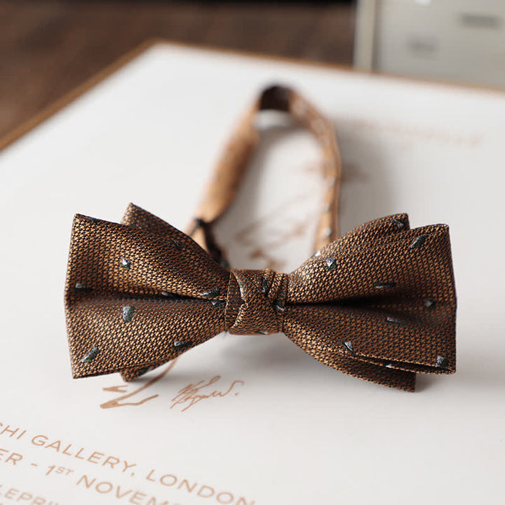 Papillon da uomo con motivo floreale vintage per abito da sposa - Stile #19 - image 21