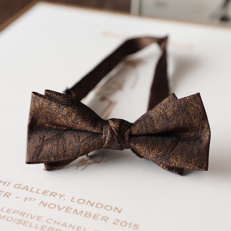 Papillon da uomo con motivo floreale vintage per abito da sposa - Stile #22 - image 24