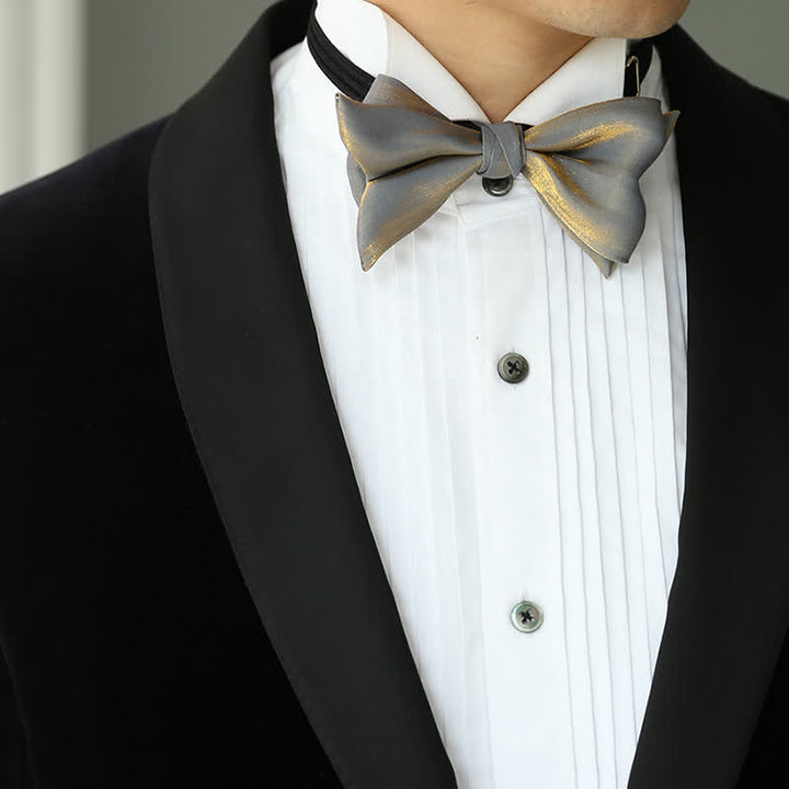 Papillon da uomo a forma di coda di pesce brillante per abito da sposa - image 1