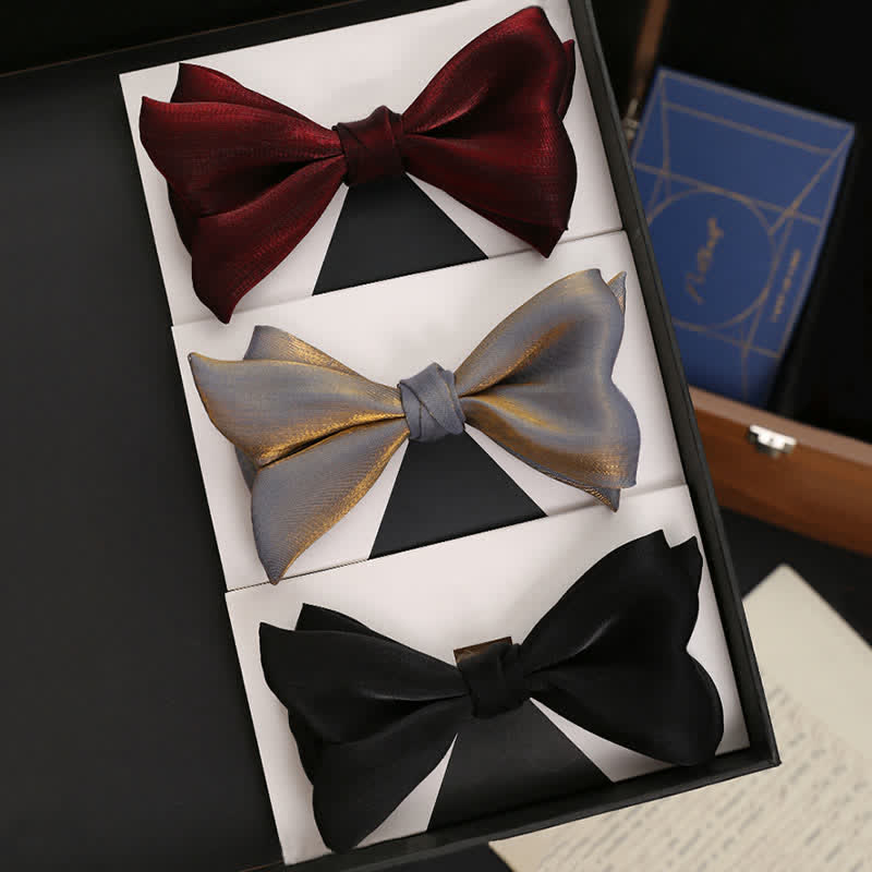 Papillon da uomo a forma di coda di pesce brillante per abito da sposa - image 3