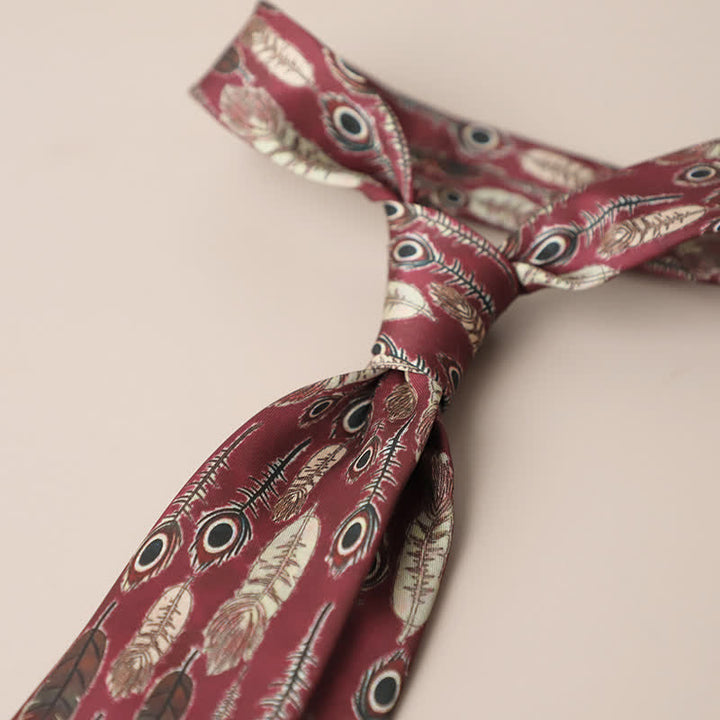 Cravatta da uomo con motivo floreale, elegante e retrò - Stile n. 7 - image 11