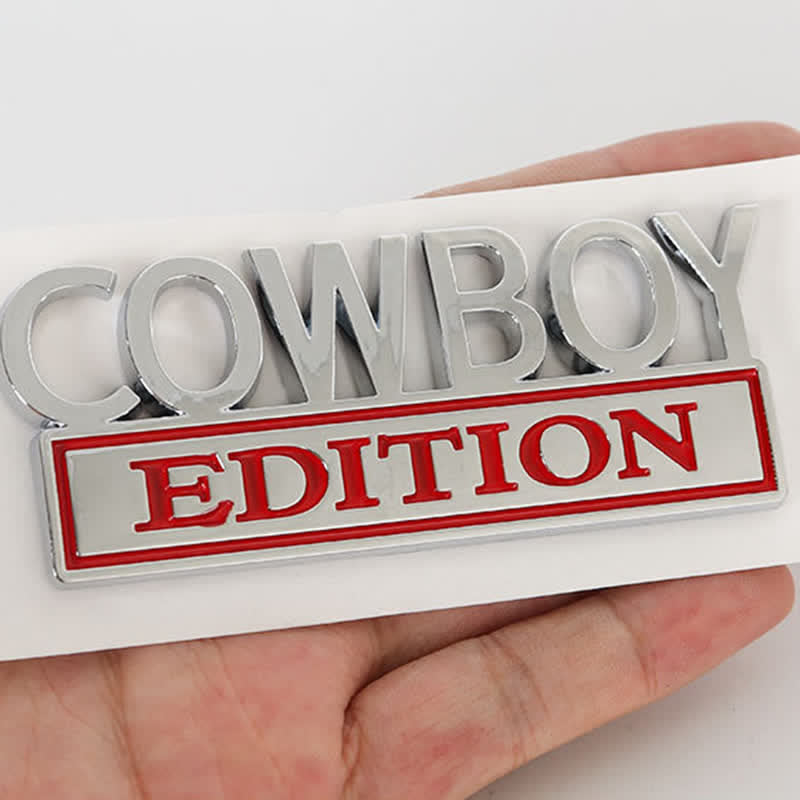 Adesivo ABS COWBOY EDITION Emblema distintivo per auto - image 4