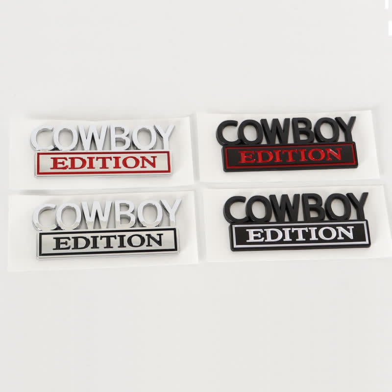 Adesivo ABS COWBOY EDITION Emblema distintivo per auto - image 1