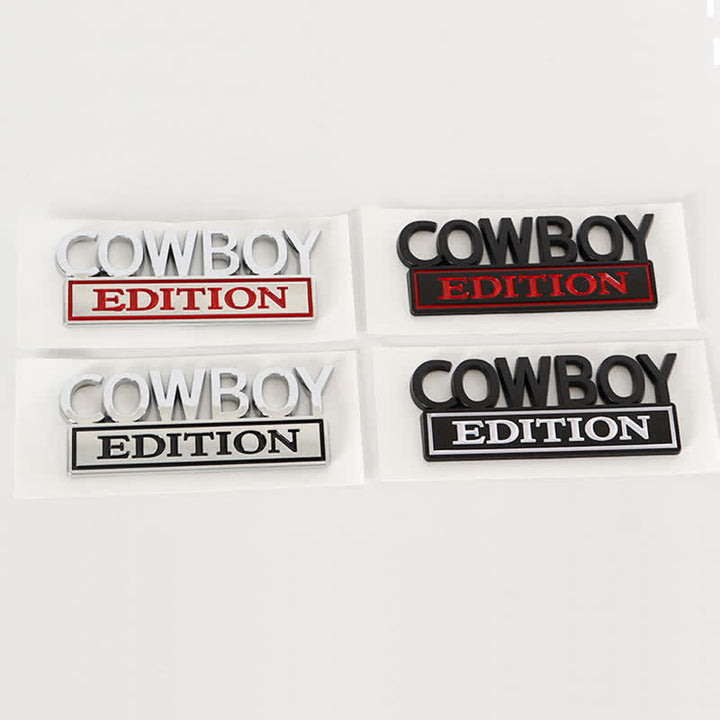 Adesivo ABS COWBOY EDITION Emblema distintivo per auto - image 1