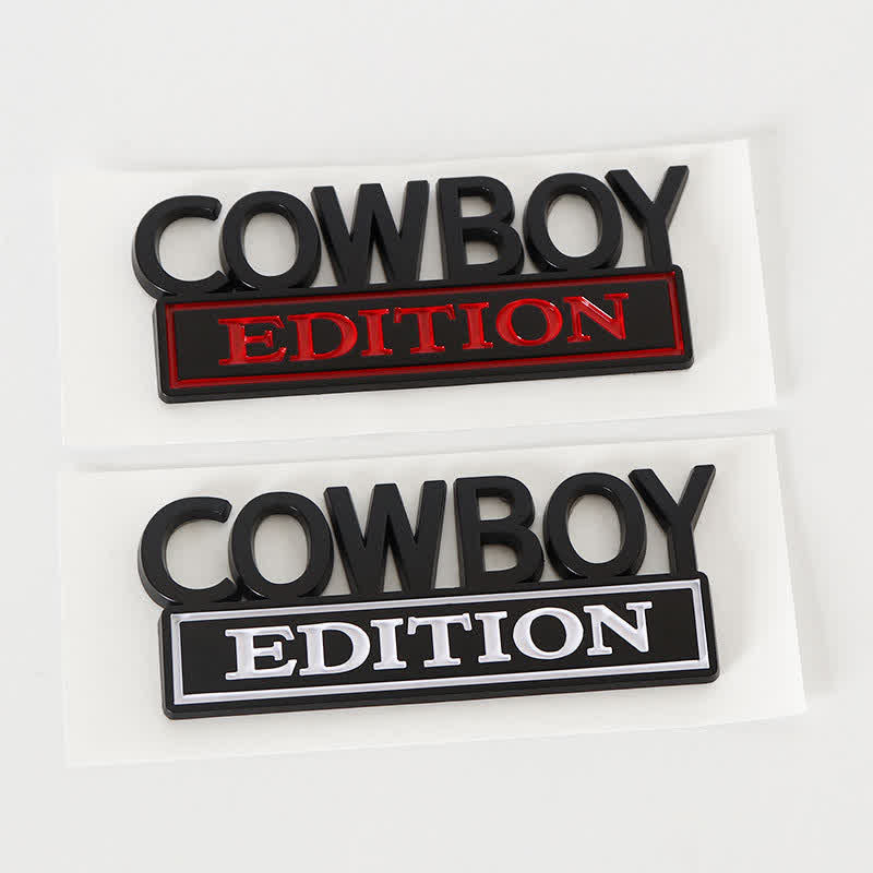 Adesivo ABS COWBOY EDITION Emblema distintivo per auto - image 0