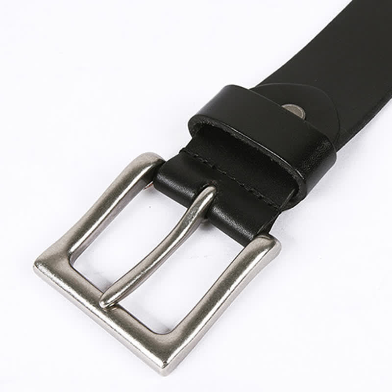 Cintura unisex in pelle con borchie a croce e teschio - image 10