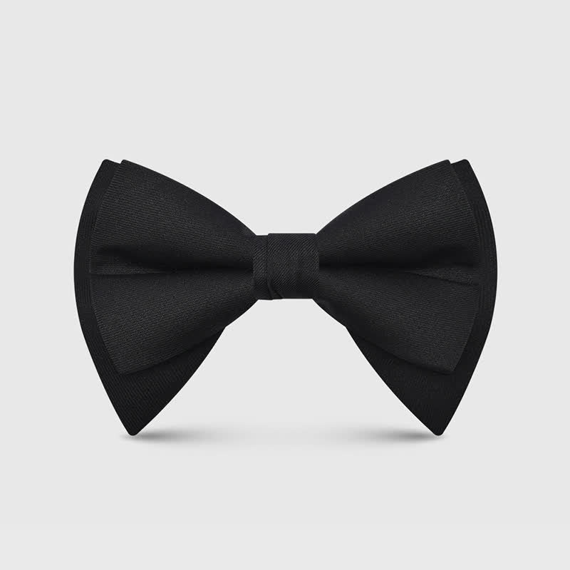 Papillon a punta oversize classico grande ed elegante da uomo - image 9