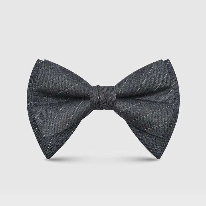 Papillon a punta oversize classico grande ed elegante da uomo - image 12