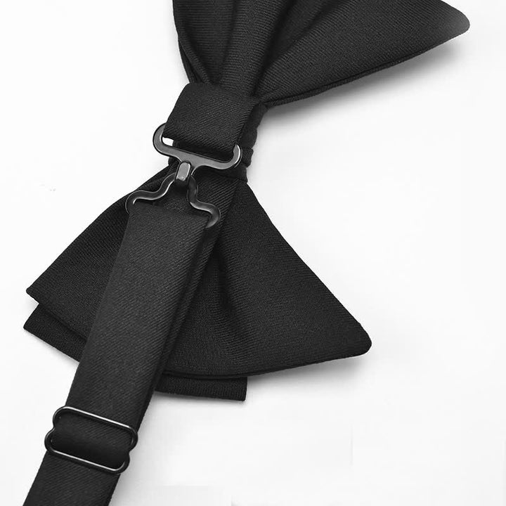 Papillon a punta oversize classico grande ed elegante da uomo - image 3