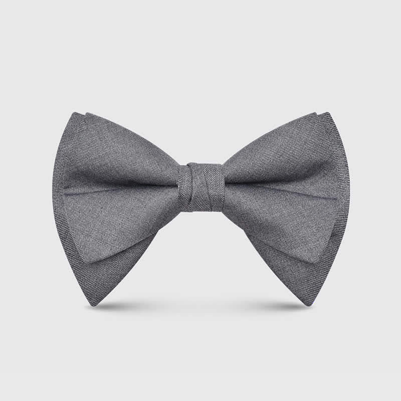 Papillon a punta oversize classico grande ed elegante da uomo - image 11