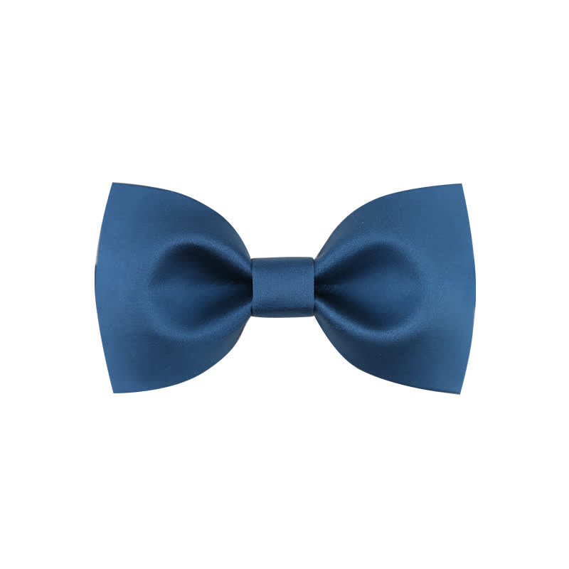 Papillon da sposa classico semplice da uomo, tinta unita - Stile n. 1 - Marina Militare - image 2