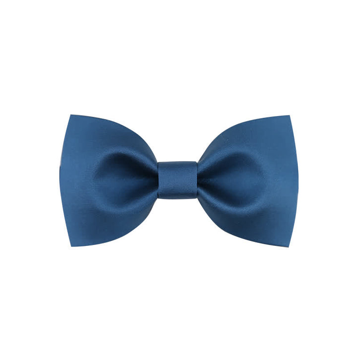 Papillon da sposa classico semplice da uomo, tinta unita - Stile n. 1 - Marina Militare - image 2