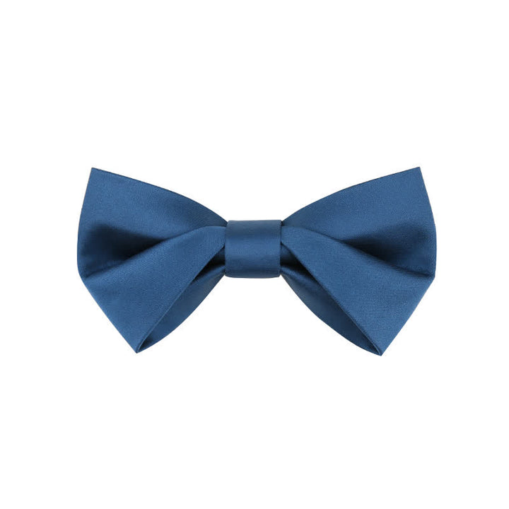 Papillon da sposa classico semplice da uomo, tinta unita - Stile n. 2 - Marina Militare - image 6