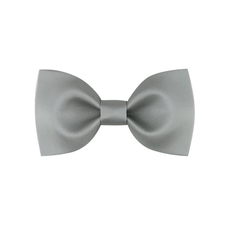 Papillon da sposa classico semplice da uomo, tinta unita - Stile n. 1 - Verdemarescuro - image 13