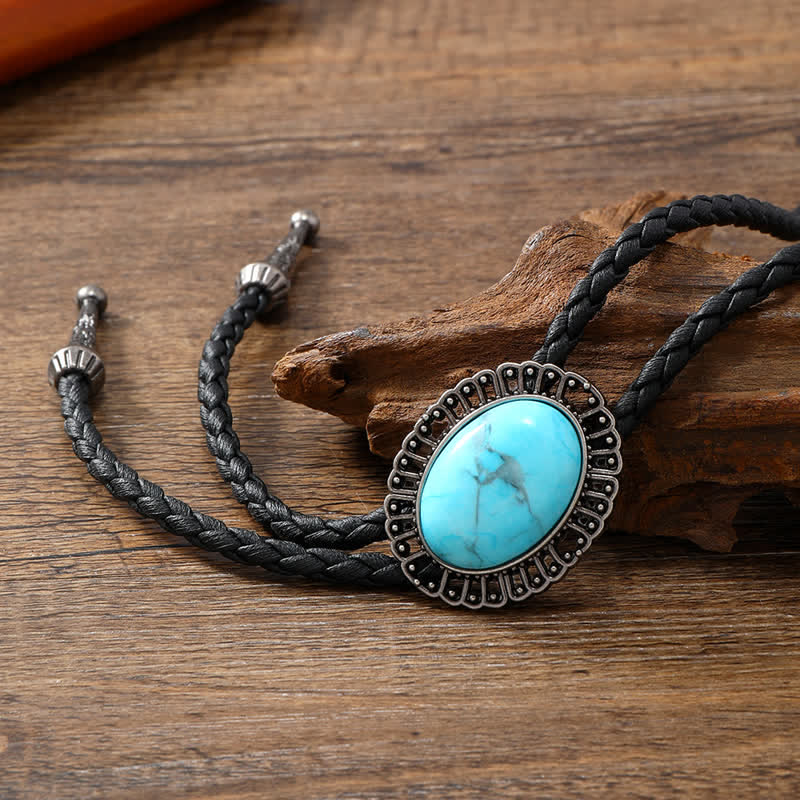 Stupenda replica Western Stone Bolo Tie - Turchese - image 1