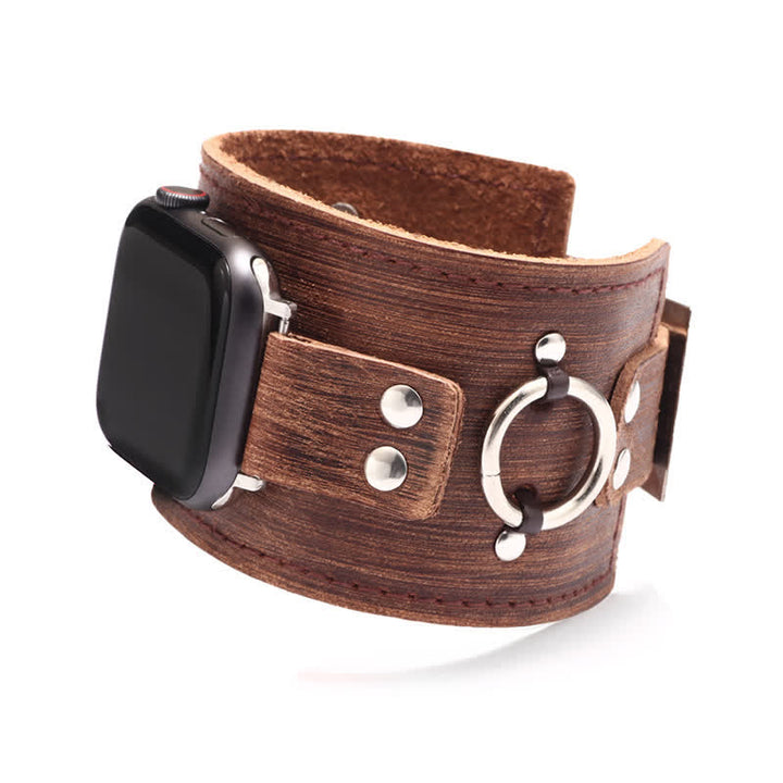 Cinturino per smartwatch Ring Decor in vera pelle - image 12