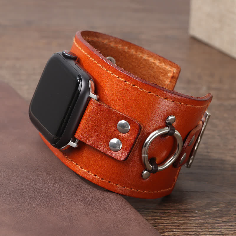 Cinturino per smartwatch Ring Decor in vera pelle - image 6