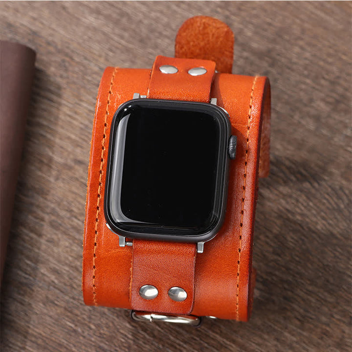 Cinturino per smartwatch Ring Decor in vera pelle - image 5