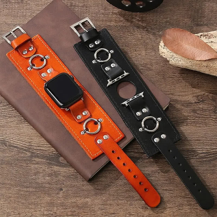 Cinturino per smartwatch Ring Decor in vera pelle - image 8