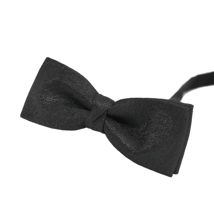 Papillon nero elegante e scintillante da uomo - Stile n. 3 - image 7