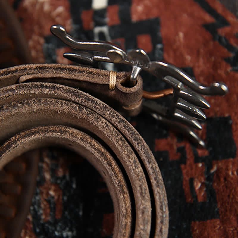 Cintura in pelle con fibbia a forma di polpo, alla moda e punk da uomo - image 13