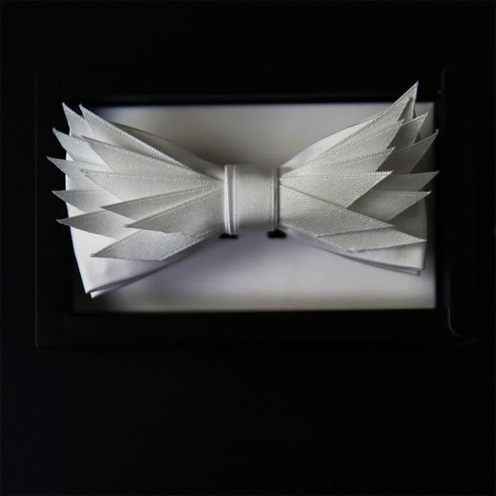 Papillon a forma di ali bianche, pulito e puro da uomo - image 2