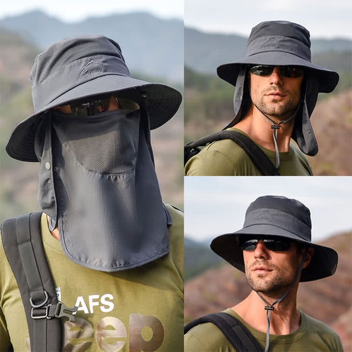 Cappello da trekking con mascherina staccabile da uomo - image 19