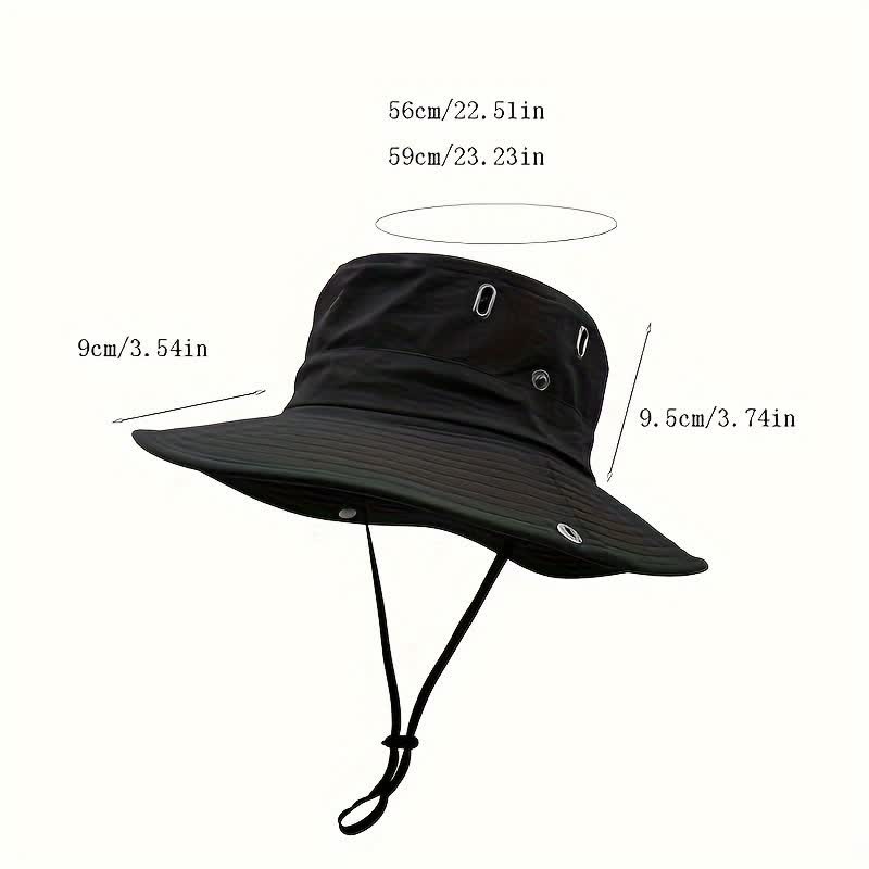 Cappello da pescatore da alpinismo con tesa larga e parasole da uomo - image 5