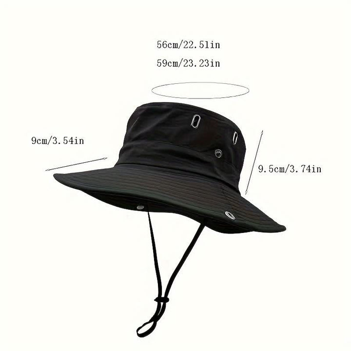 Cappello da pescatore da alpinismo con tesa larga e parasole da uomo - image 5