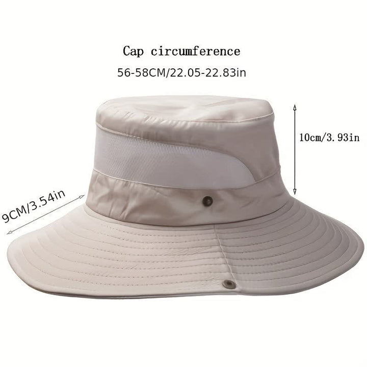 Cappello da viaggio da spiaggia con protezione solare estiva da uomo - image 3