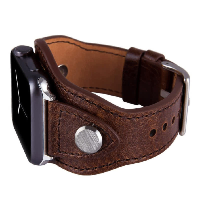 Braccialetto retrò con polsino e cinturino per orologio - image 4
