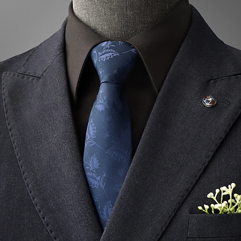 Cravatta da uomo con motivo floreale vintage - Marina Militare - Da annodare - image 21