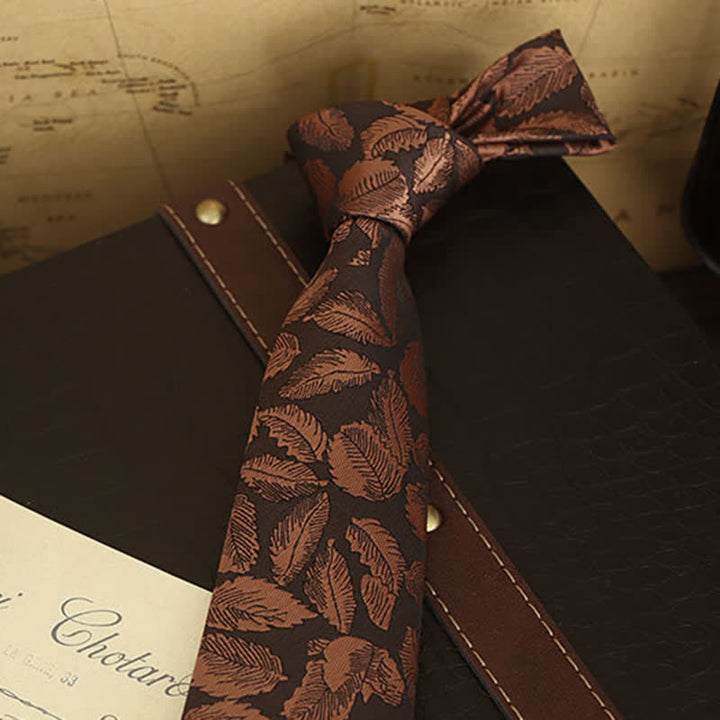 Camicia formale con stampa floreale da uomo e cravatta - image 17