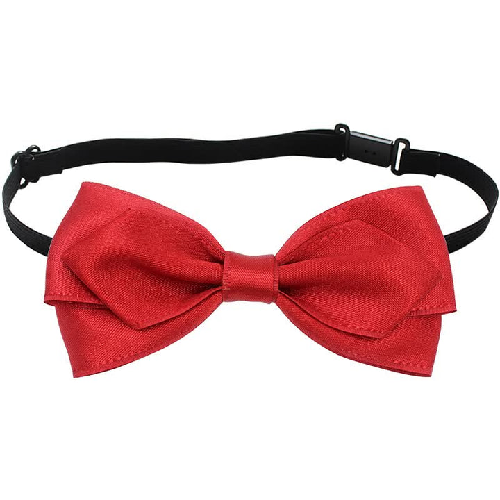 Set di 3 papillon con corsage di rose per sposo e sposo da uomo - image 4