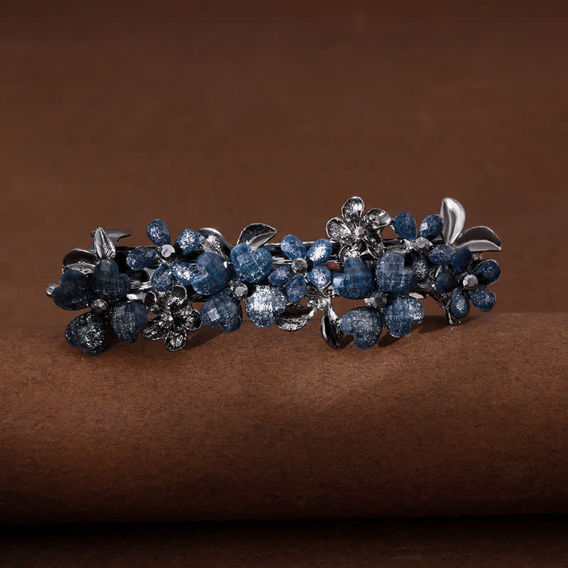 Fermaglio per capelli con fiori di margherite carini da donna - Blu - image 6