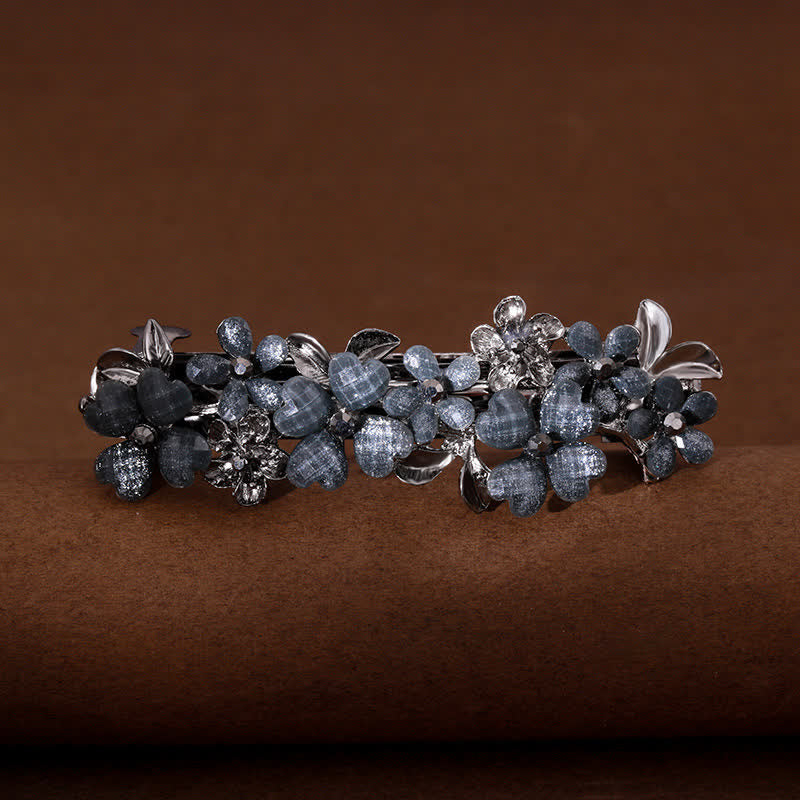Fermaglio per capelli con fiori di margherite carini da donna - Grigio - image 5