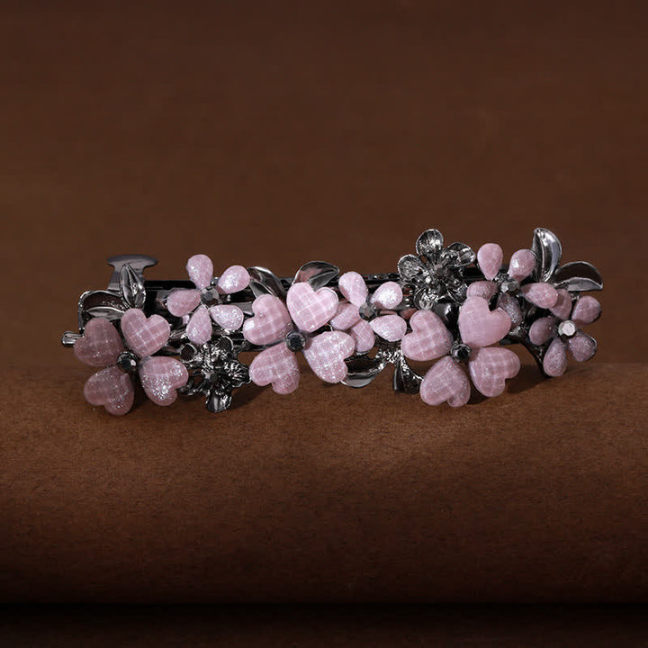 Fermaglio per capelli con fiori di margherite carini da donna - Rosa - image 4