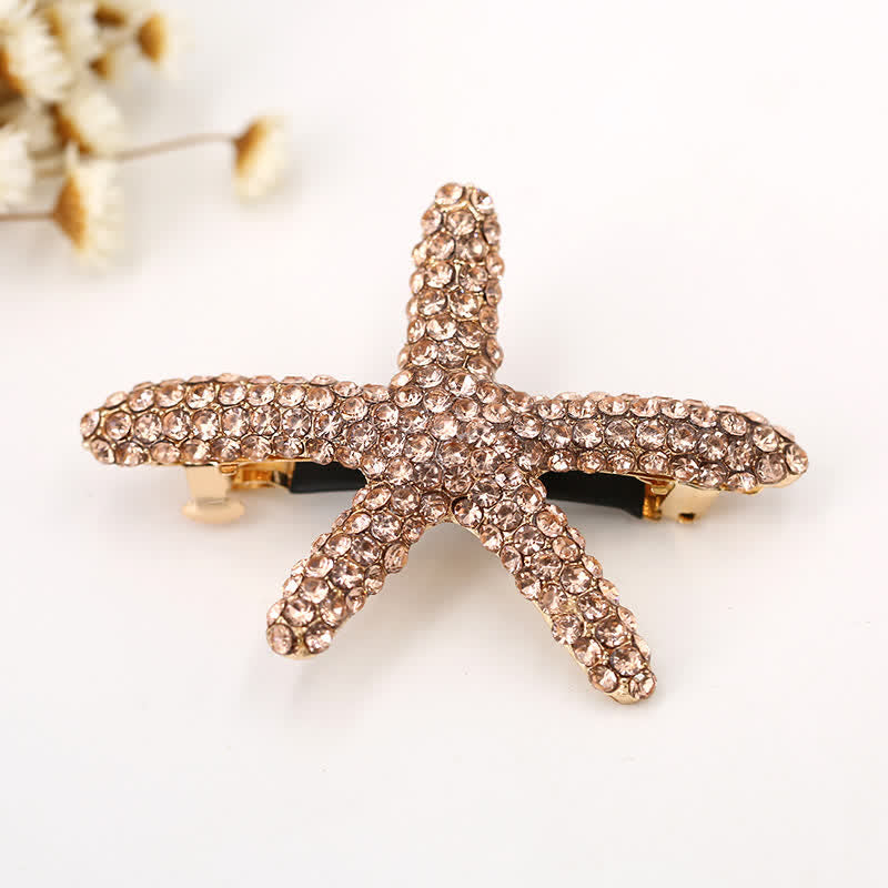 Fermaglio per capelli da donna con motivo a forma di animale marino con diamanti - image 2