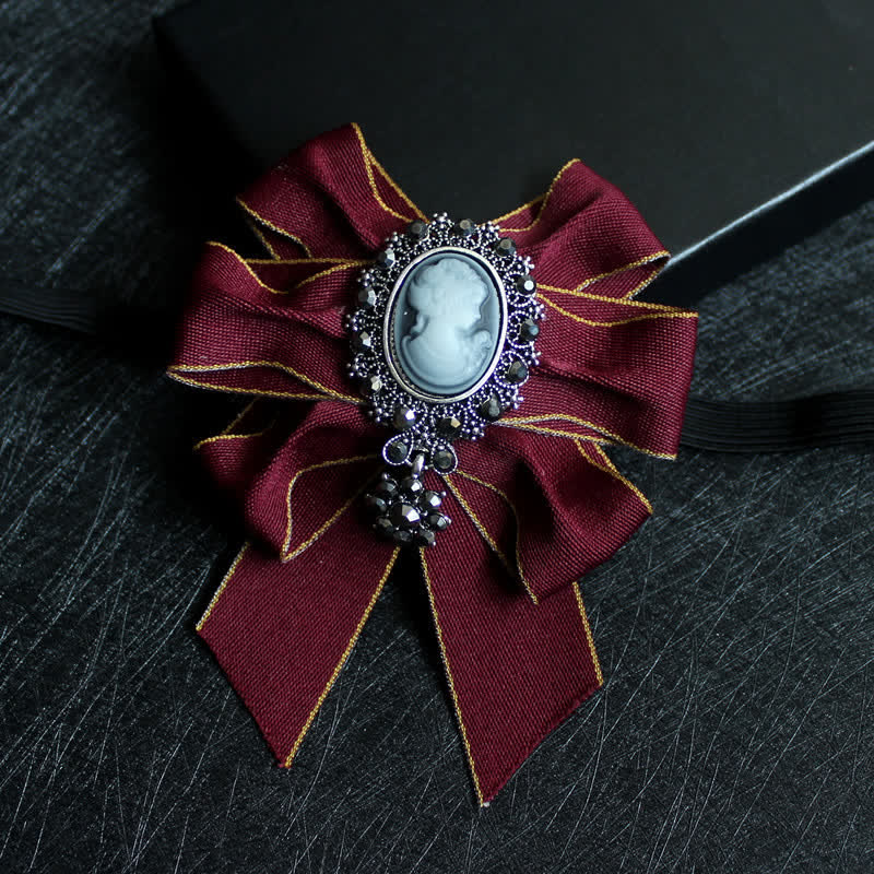 Papillon da sposa con strass e rilievo da donna - Rosso - image 1