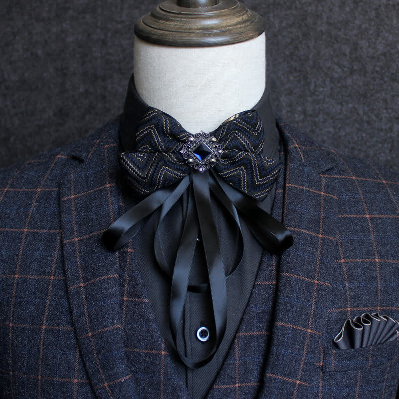Classico papillon con fiocco in stile britannico - Stile #17 - image 19