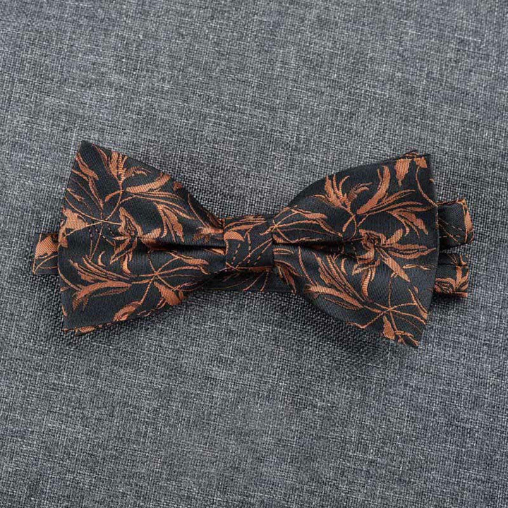 5 pezzi papillon da uomo con motivo a orchidee, confezione regalo - image 20