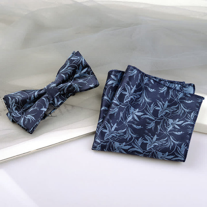 5 pezzi papillon da uomo con motivo a orchidee, confezione regalo - image 13