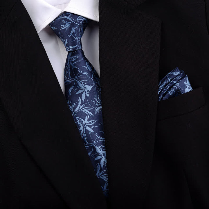 5 pezzi papillon da uomo con motivo a orchidee, confezione regalo - image 11