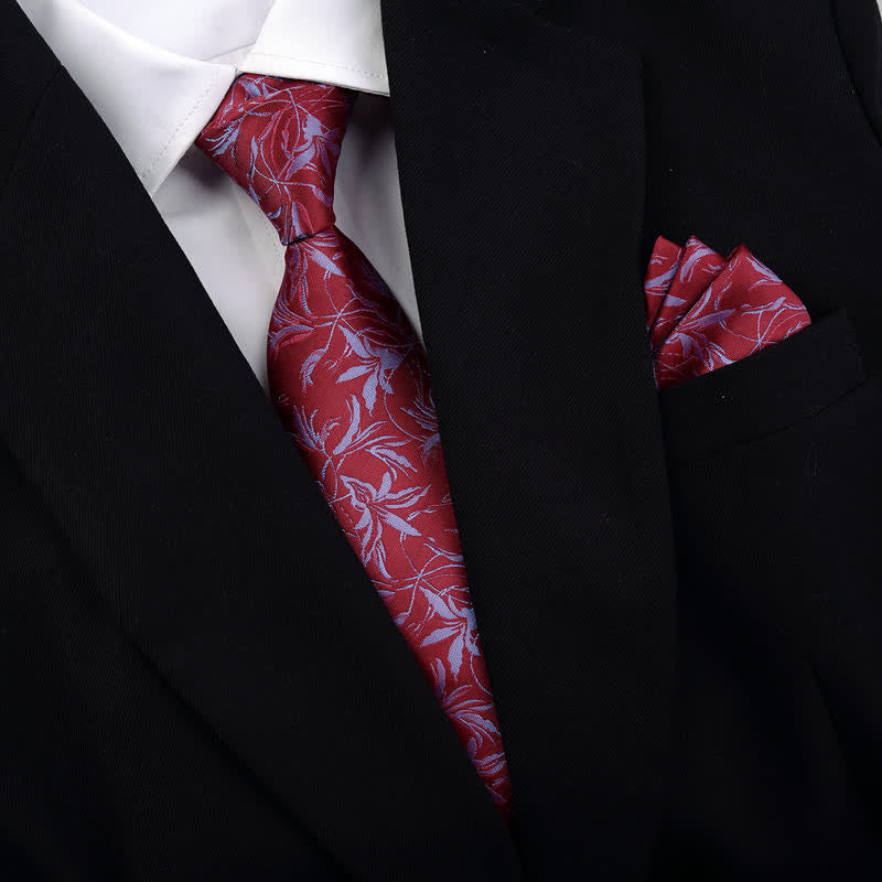 5 pezzi papillon da uomo con motivo a orchidee, confezione regalo - image 6