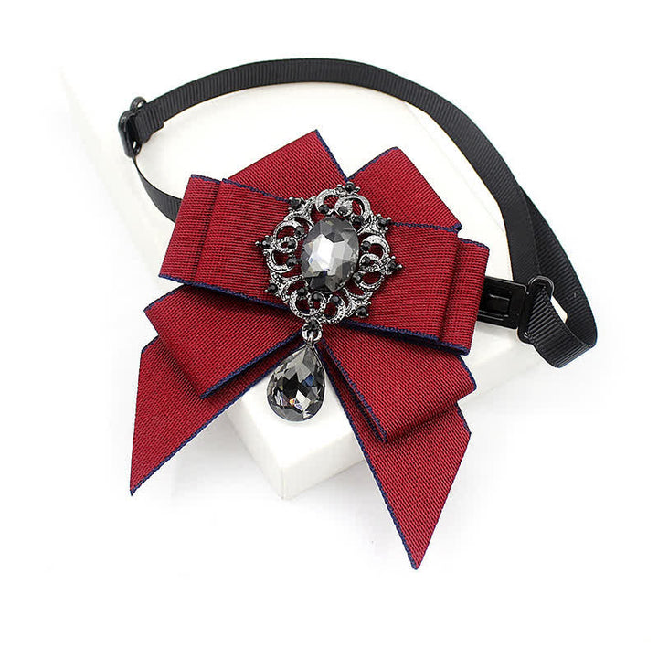 Papillon luminoso con cristalli pendenti in stile britannico per bambini - Rosso - image 11