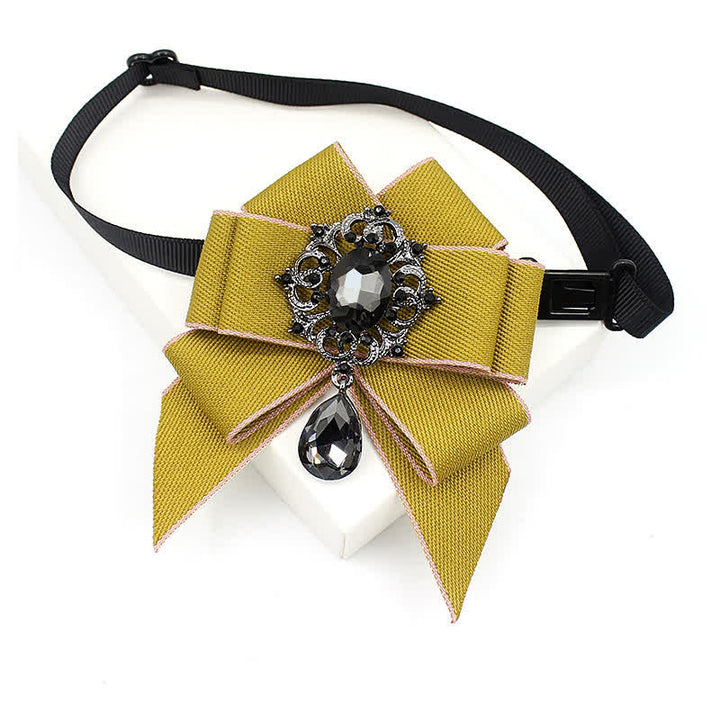 Papillon luminoso con cristalli pendenti in stile britannico per bambini - Verga d'oro - image 4