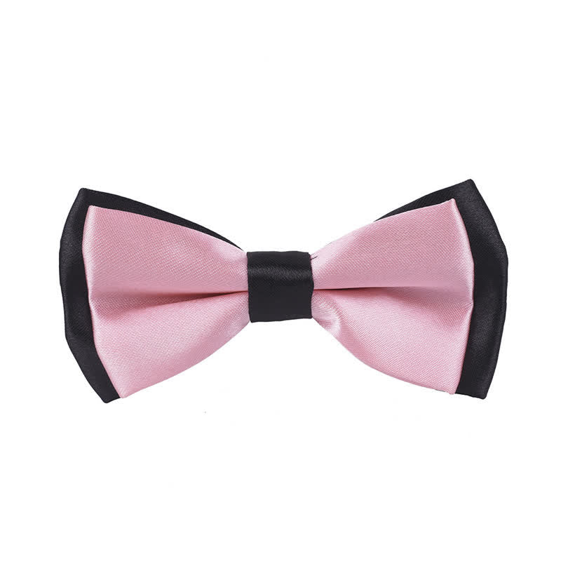 Papillon classico bicolore a doppio strato per bambini - Rosa - image 7